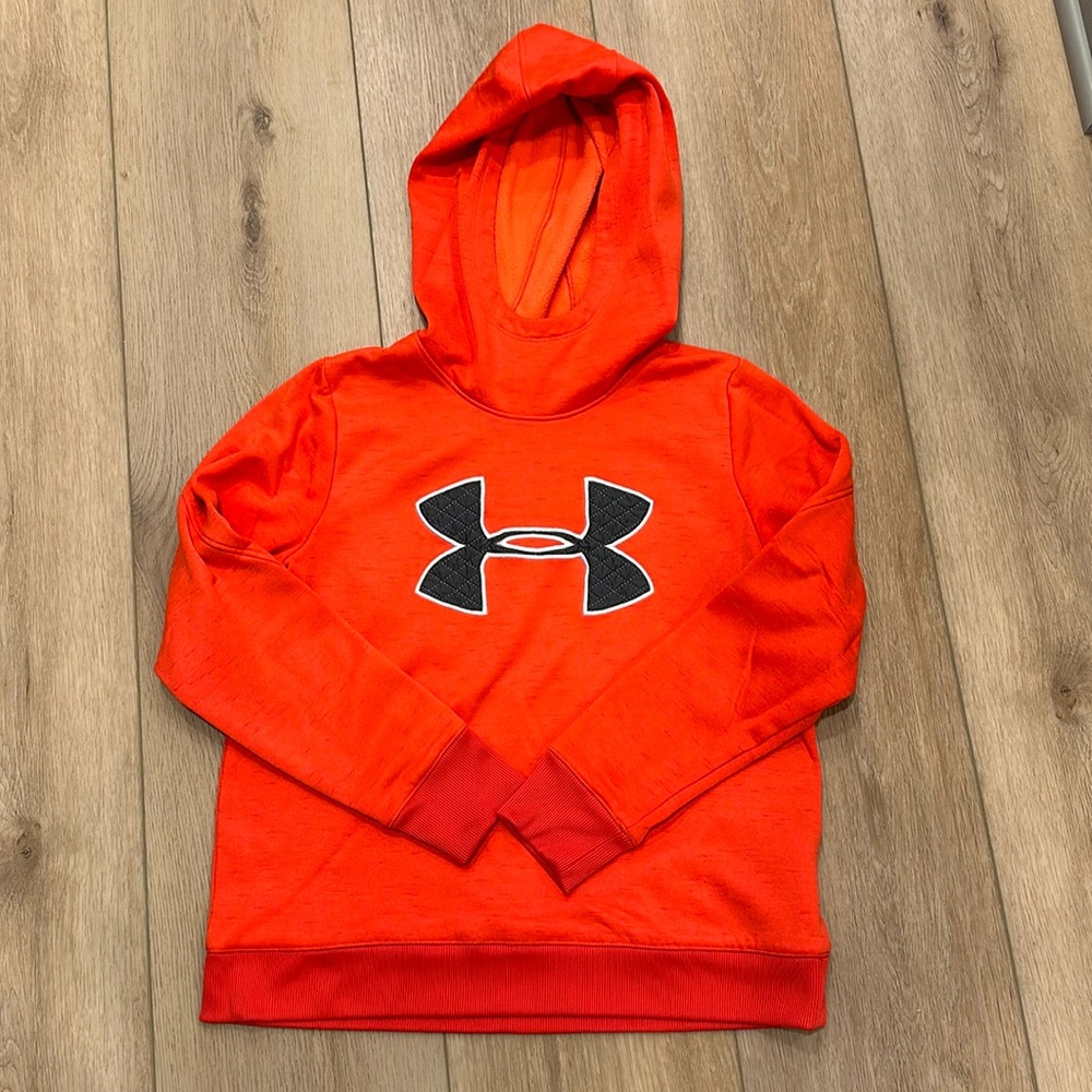 Like new orange UA hoodie